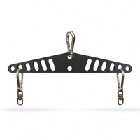 Lat Pull-down Attachment Heavy-Duty Pull-down Bar with Holes Adjustable Exercise Equipment for Bodybuilders