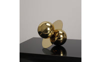 Abstract Metal Sculpture Mirrored Abstract Sculpture Modern Sculptural Object for Living Room, Entryway