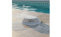 Direct-Insert Pool Return Fitting with Slotted Grille Corrosion-Resistant Pool Return Inlet Heavy-Duty Waterproof for Swimming Pools