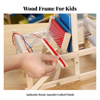 Wooden Weaving weaving machine Fine Motor Skills Slot Board DIY Weaving weaving machine Toy for Children