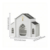 Chapel Bird Feeder Sturdy Hanging Bird Feeder Rust-Resistant for Garden