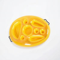 Long-Lasting Floating Tray with Cup Holders Compact Inflatable Tray with Handles Easy to Clean Inflatable Drink Holder Fun for Adults