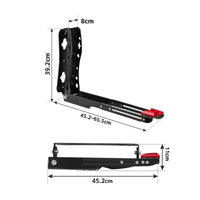 Foldable Wall Bike rack Carbon Steel Wall Mount Bike Holder for Home, Garage
