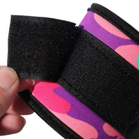 Padded Fitness Ankle Strap Hook-and-Loop Leg Workout Ankle Straps Adjustable Lower-Body Training Cuff Textile Wrapped