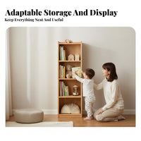 House-Shaped book display unit Floor-Standing children's Furniture designed for children Design Book Organizer for Preschoolers, Toddlers, Bedroom, Study Room, Nursery