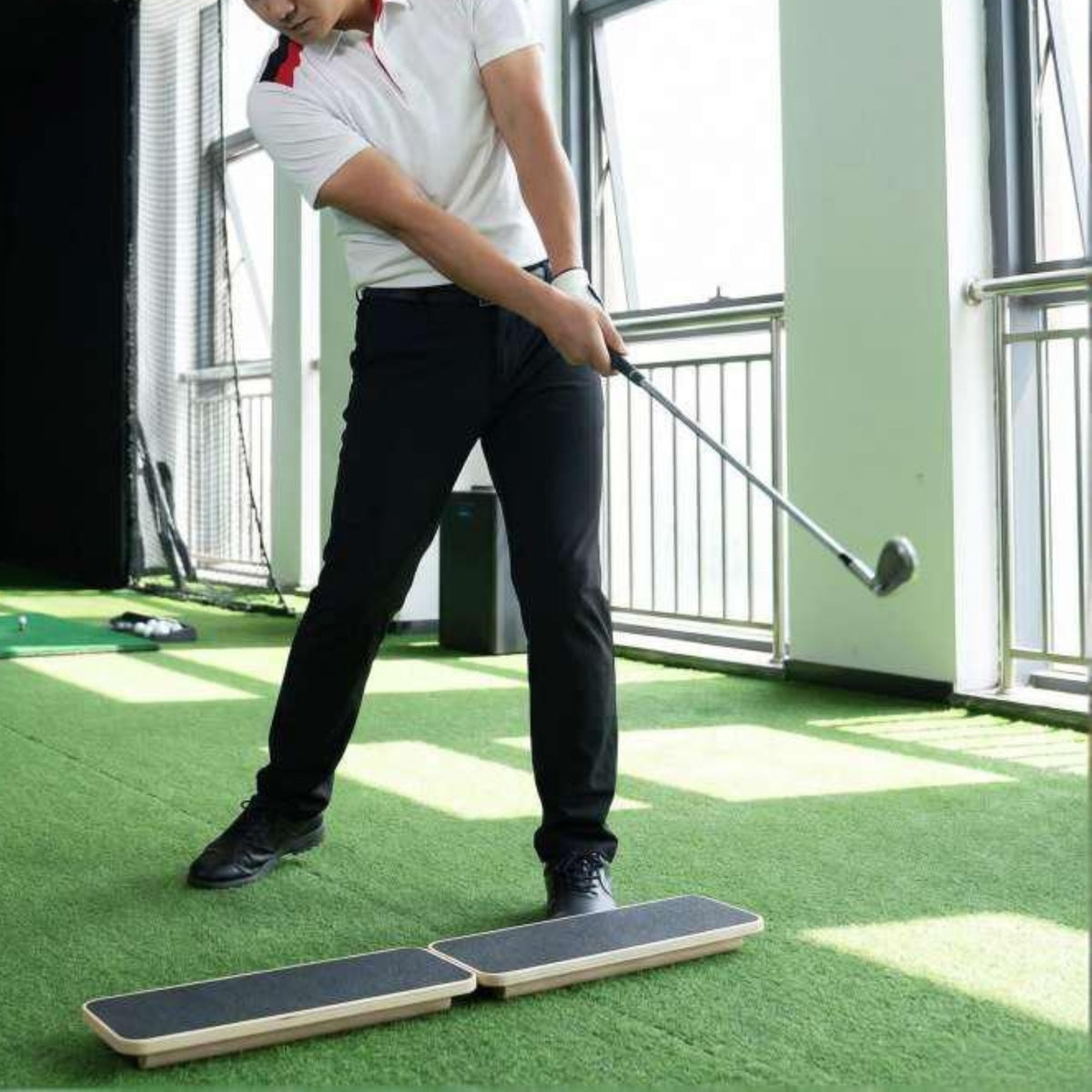 Golf Weight Transfer Board Compact Teaching Tool Practice Tool for Home Exercises