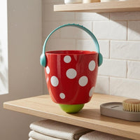 Curved Handle Mini Shower Bucket Glossy Water Spray Bath Toy Plastic Bath Pouring Toy Electricitynon-Electric for Children, Bathtub