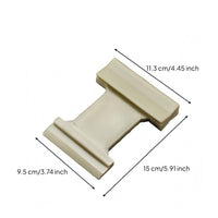 Grooved Wood Floor Knocking Block Hard Plastic Wood Floor Tapping Block Hammer Use Flooring Tool Angled Edges