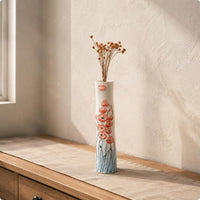 3 Pieces Ceramic Bud Vase Gift Idea Home Decor Vintage Design for Desk