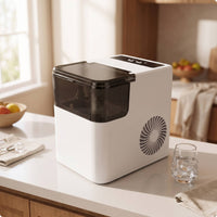 Compact Countertop Ice Maker Easy to Use Ice Maker with Viewing Window Small Appliance Automatic for Kitchen, Home Bar, Office, Dorm Room