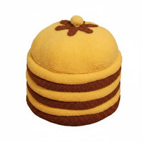Cute Food Shape Hamburger-Shaped Ottoman Playful Decor Piece Hamburger-Shaped Storage Seat Creative Gift Idea Small Furniture Multifunctional for Children, Teenagers, Young Adults, Playroom, Kid's Room, Bedroom, Entryway
