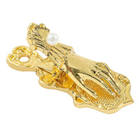 Hand Shaped Journal Clip Ornate Drop-Shaped Paperclip Shiny Clips for Scrapbooking
