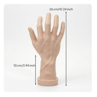 Mannequin Hand with Base Molded Hand Mannequin PVC for Photographers