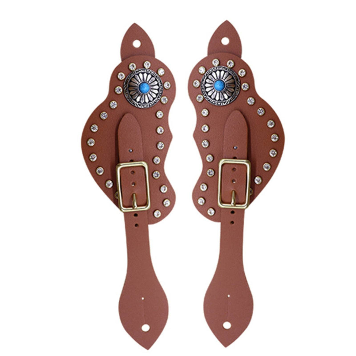 Western Spur Straps Comfortable Wear Western Horse Spurs Lightweight