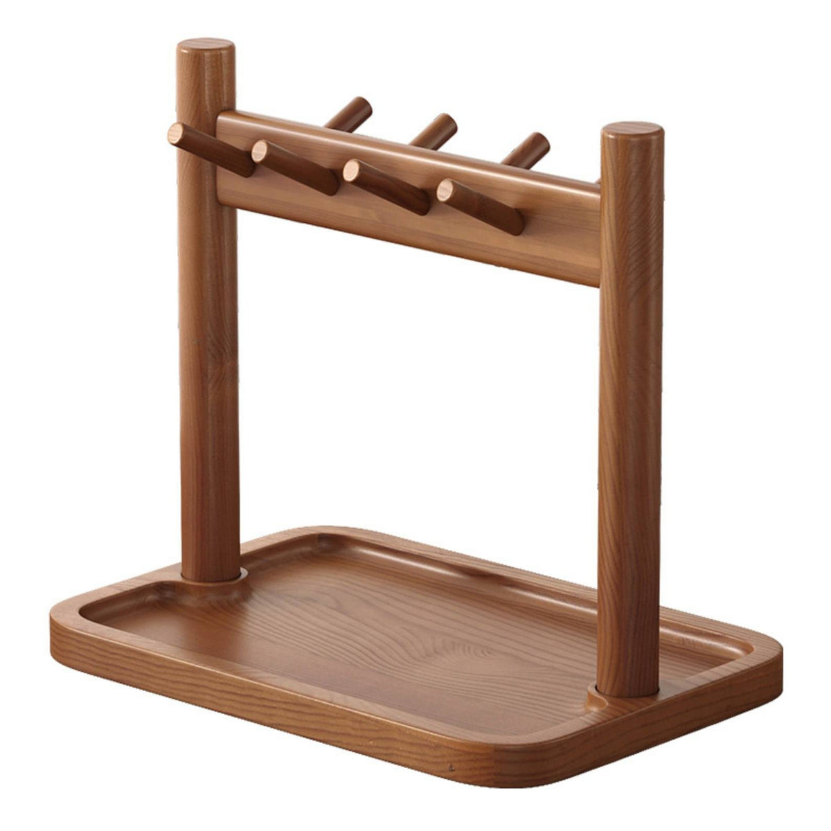 Entryway Valet Tray Stand Vintage Design Perfume Display Rack Decorative