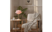 Corded Rose Lamp Sculptural Flower Lamp Cute Modern for Reading Corner