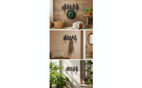 Bird Hook Rack Rustic Bird Coat Hook Rack Cast Iron Key Holder Nature-Inspired Hardware Heavy Duty for Homeowners, Entryway