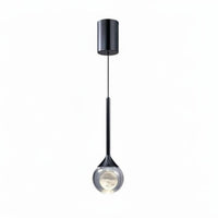 Crystal Pendant Light Minimalist Crystal Pendant Light Decorative Overhead Fixture for Bedside, Highlight Wall, Dining Area