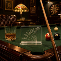 Printed Markings Billiards Angle Stand Transparent Angle Guide Board Acrylic Cue Target Practice Aid Tabletop