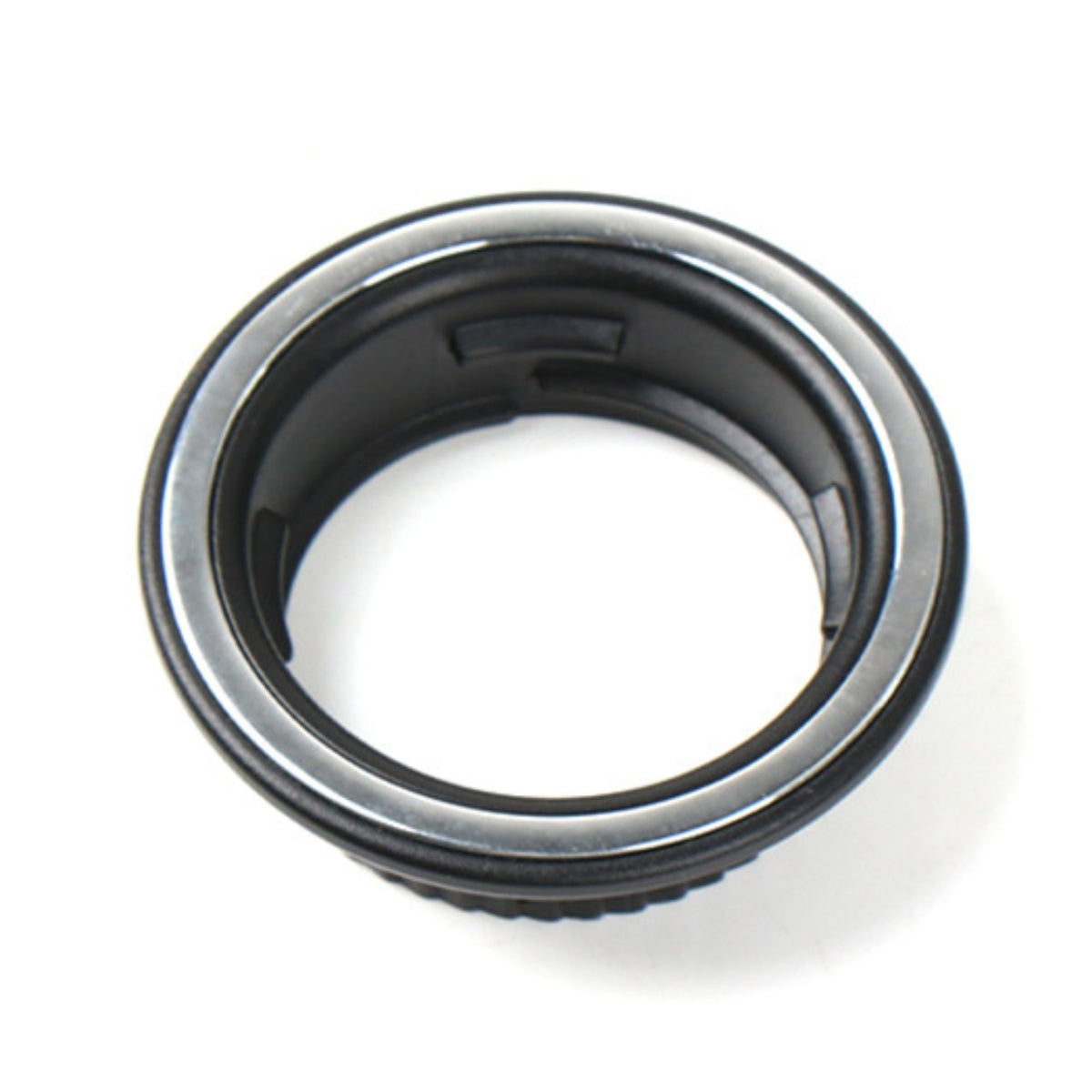 Engine Start Stop Button Trim Bezel Ribbed Ignition Switch Trim Bezel Decorative Engine Start Stop Button Decoration for Dashboard