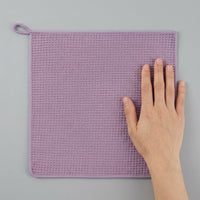 380 GSM Microfibre Cloth and Super Absorbent Cloth Checkerboard Tea Towels for Kitchen, 30x30cm Bound Border Household Cleaning Tool