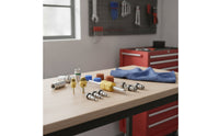 17 Pieces Climate Control Port Core Kit with Remover Tool Dust Cap Set Compact Hardware for Garage