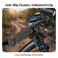 2 Pieces Double Lock-on Handlebar Grips Long-Lasting Mountain Bike Grips
