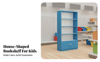 Multi-Layer Toy Display Rack Large Capacity Multifunctional Child S Organizer Stable Structure Kindergarten Storage Cabinet for Nursery, Bedroom