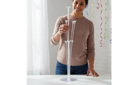 Easy Assembly 7-Balloon Display Stand Reusable Balloon Stand Kit Stable Base Table Centerpiece Helium-without Decoration for Weddings, Birthdays, Events, Parties