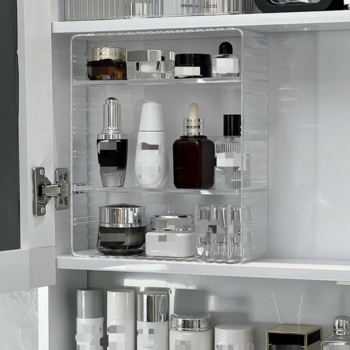 Narrow Cabinet Insert Space-Saving Cosmetic Holder Easy to Clean for Gift Givers