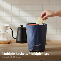 Foldable Paper-Like Pouch Easy to Clean Organizer Pouch Waterproof