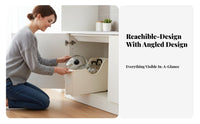 Expandable Pan Rack with casters Adjustable Dividers Kitchen Organizer for Adults