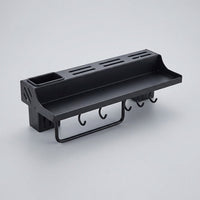 Cabinet Organizer and Metal Spice Rack for Kitchen Shelves, Wall Mounted Seasoning Made of Space Aluminium for Home Cooks