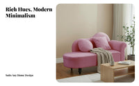 Cream & aesthetic Curved Teddy Sofa space-efficient Size Living Room Furniture Space-Saving Loveseat Minimalist Design for Apartment Dwellers, Interior Decorators, Clothing bavailableique, Small areas, Reception Area, study corner
