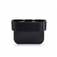 Space-Saving Car Seat Space Organizer with Cup Holder Universal Car Seat Space Storage Box Slim Auto Console Side Storage Box Compact for Commuters