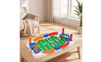 Compact Football Board Game with Flippers Portable Tabletop Football Game Manual Soccer Toy Family for Families
