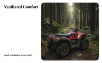 Sun Protection Breathable All-Terrain Vehicle Seat Cover Cooling ATV Padded Seat Cover Soft & Comfortable for Summer Riding, Daily Commuting