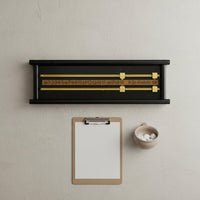 Wooden Snooker Scorer Dual Rail double-Row Score Keeper Double Row Snooker Scoreboard for Pool Participants, Competition