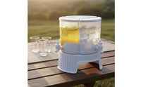 3 grid Refrigerator Drink Dispenser 360° Rotation Rotating Beverage Dispenser Temperature Resistant for Kitchen, Party