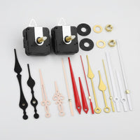 Silent Clock Movement Kit Multiple Hand Sets Included Long Shaft Clock Motor Non-Ticking for Crafters