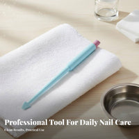 Nail Dried Cuticles Grinding Pen Fine Tip Cuticle Remover Pen Gentle on Nails Dead Cuticle Exfoliator Tool for Beauticians, Women, Manicure, Pedicure