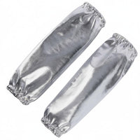 2 Pieces Flare Proof Aluminum Foil Oversleeve Fireproof Cooking Sleeve Safety Equipment for Smelters, Welders, Chefs, Smelting, Foundry, Grilling, Kitchen
