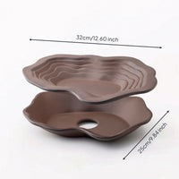 Split-Style Basin with Base Ceramic Bowl Versatile Bath Pool for Enclosures