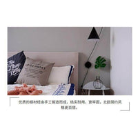 丹麦北欧靠墙边几创意边桌客厅卧室沙发简约茶几极简设计床头柜 黑色小号矮款
