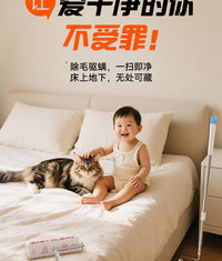 吉小贝粘毛器滚筒长杆沾毛粘尘纸滚刷头发衣服去猫毛神器替换卷纸