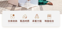 抽屜收納盒深37/41/45/47/53床头储物整理透明衣柜28宽29/32/35cm