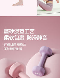 哑铃女士健身家用器材实心铸铁男士小哑铃青少年专用哑铃2kg一对 天空蓝5KG*2【专业训练】专业女士/男士初阶
