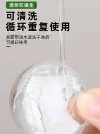 硅胶门把手防撞垫冰箱防撞贴透明防磕碰保护锁家用防撞墙贴硅胶垫