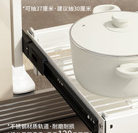 厨房橱柜下碗碟碗盘收纳置物架内置抽屉碗架分层推拉抽拉储物拉篮