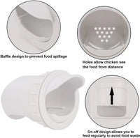 第二代新款Poultry Pro Feeder DIY喂鸡器端口防雨家禽喂食器